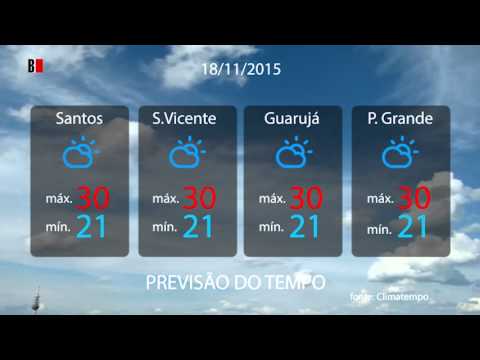 Previsão do tempo 18/11/2015