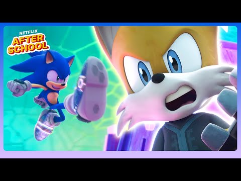 Sonic's Speedy Moves VS Nine's Prism Power 🌀 Sonic Prime | Netflix Family