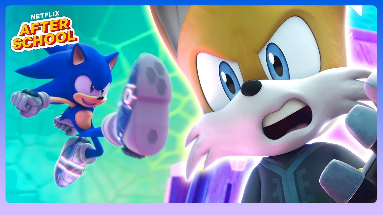 Sonic's Speedy Moves VS Nine's Prism Power 🌀 Sonic Prime | Netflix Family