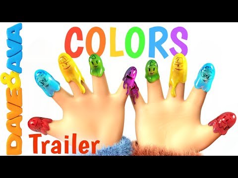 🌈 Finger Family Colors – Trailer | Learn Colors | Nursery Rhymes for Kids from Dave and Ava 🌈 Video