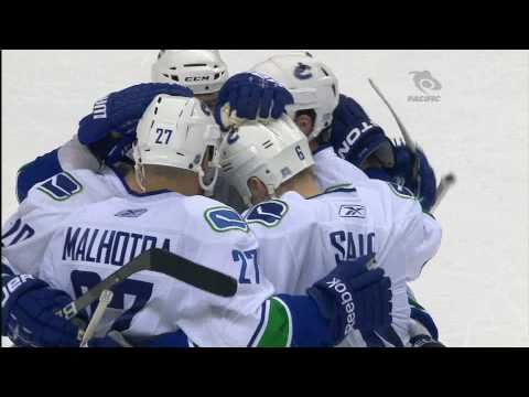 Canucks at Sharks - Game Highlights - 03.10.11 - HD