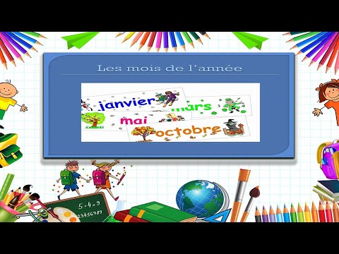 apprendre les mois de l'année || شهور السنة الميلادية