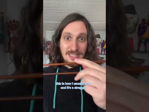 how to use chopsticks 😱 #shorts