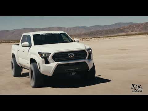 Fabtech 3\" Toyota Tacoma suspension, paired with our Dirt Logic coilovers
