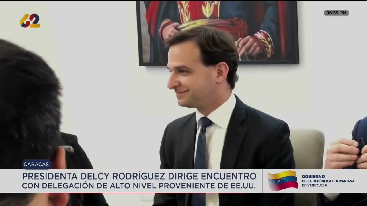 Presidenta encargada se reúne con delegación de alto nivel de Estados Unidos, 10 agosto 2026