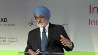 Keynote: Montek Singh Ahluwalia, former Deputy Chairman of the Planning Commission, India