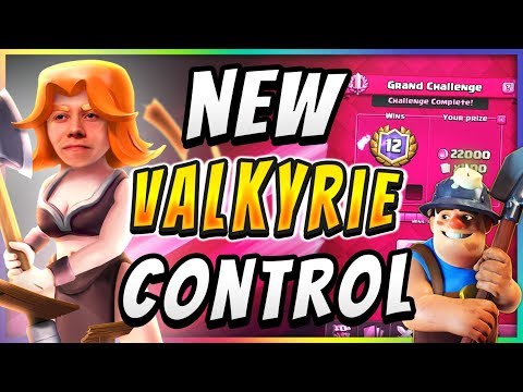 *NEW* MINER POISON w/ VALKYRIE! Miner Poison Control Deck — Clash Royale