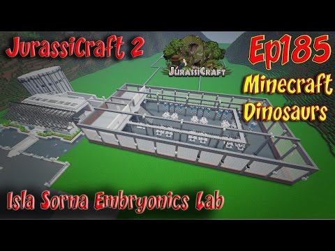 JurassiCraft 2.0 Jurassic World Ep185 InGen Isla Sorna Site B Embryonics Lab
