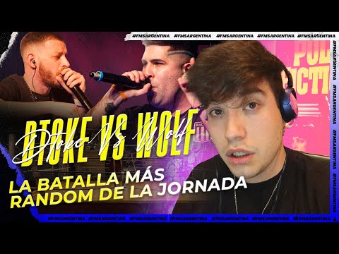 ¡¡¡CASI LE DA CON UNA PATADA VOLADORA!!!🤯🤯🤯 DTOKE VS WOLF FMS ARGENTINA REACCIÓN