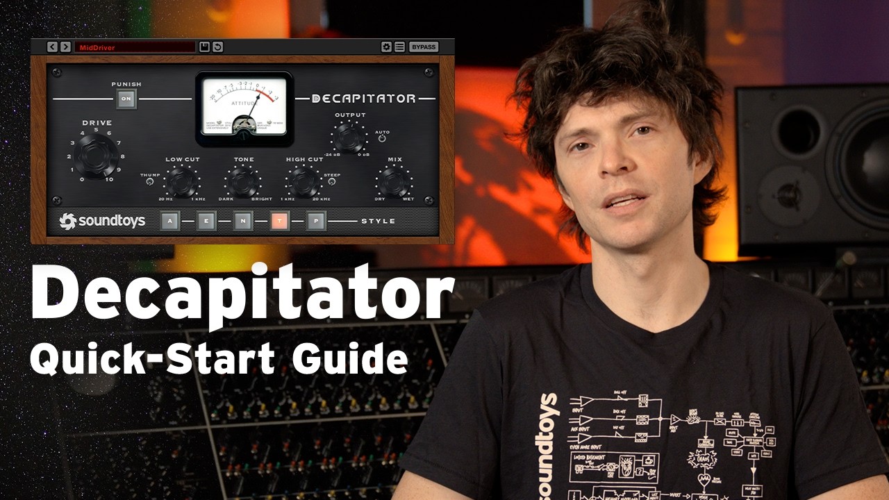 Soundtoys Decapitator: A Quick-Start Guide - YouTube