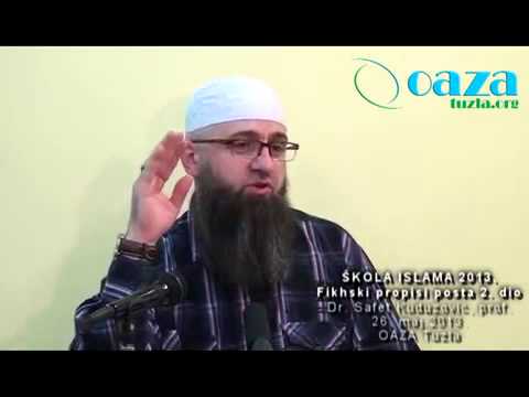 ŠKOLA ISLAMA 3. čas - Fikhski propisi posta 2. dio - Dr. Safet Kuduzović