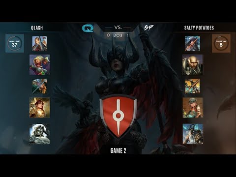 Salty Potatoes vs Qlash Game 2 | Vainglory 8 EU Autumn 2017 Split 1 Week 2