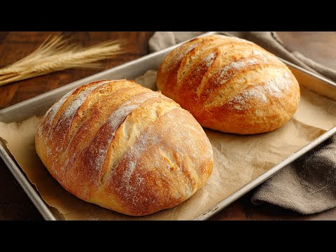 Brot in 1 Stunde für die ganze Woche❗ Jeder Bissen zergeht auf der Zunge!