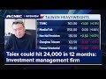 Taiwan Stock Exchange could hit 24,000 in 12 months, says investment management firm