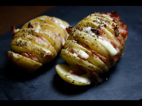 Patata Hasselback receta paso a paso