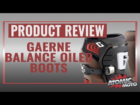 Gaerne Balanced Oiled Boots Review by Atomic-Moto