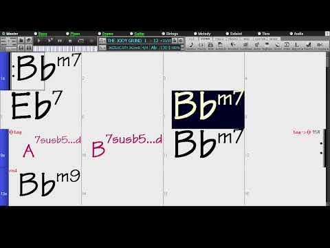 BACKING TRACK - THE JODY GRIND (Horace Silver) (Bb minor) 130 BPM SWING
