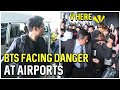 BTS Moments At The Airport ( Funny, Cute, Humble, Dangerous, Protective)