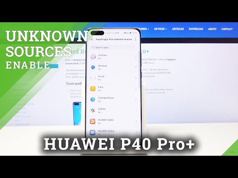 How to Enable Unknown Sources in HUAWEI P40 Pro+ – Install APK