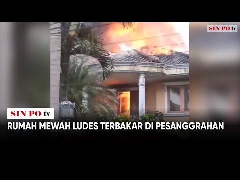 Rumah Mewah Ludes Terbakar di Pesanggrahan