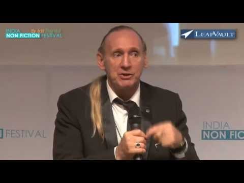 Actor Rahul Bose in conversation with Gregory David Roberts at India Non Fiction Festival, Mumbai