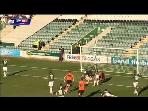 Dave Syers' goal for Scunthorpe v Plymouth - March 2014