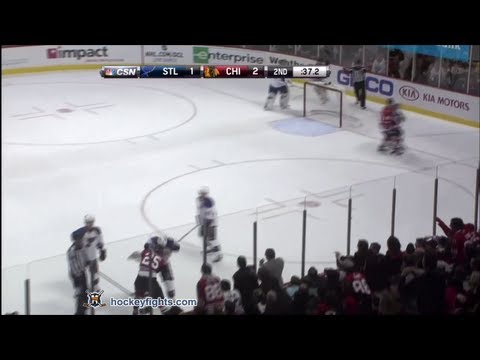 Roman Polak vs Viktor Stalberg Apr 4, 2013