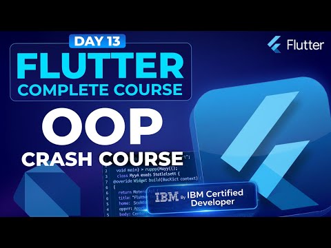 Object-Oriented Programming (OOP) in Dart for Beginners - Flutter Course for Beginners #13