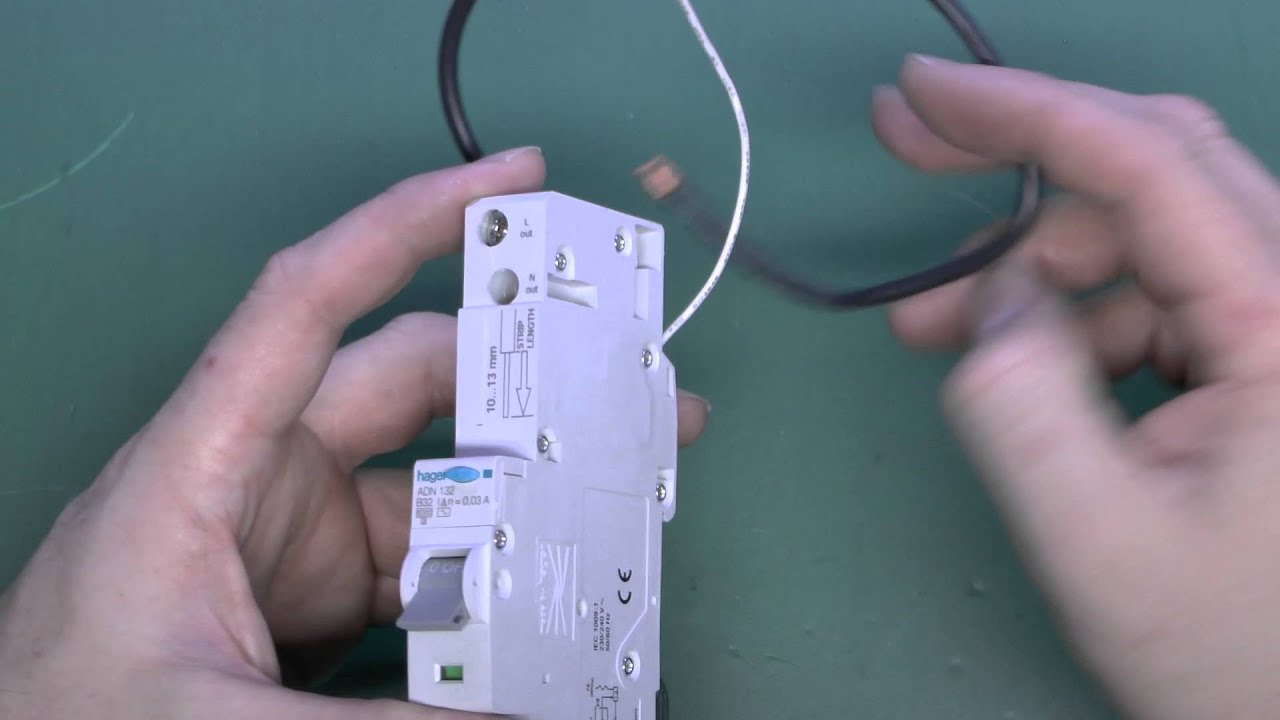 Fitting an RCBO in a Consumer Unit