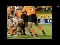 Bizarre moment John Hopoate pokes his finger into opponent's bum #NewsTrends
