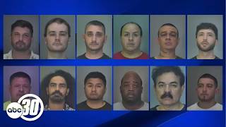 12 arrested in online child predator sting operation out of Merced