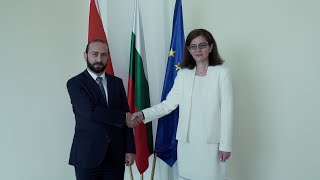 Встреча министров иностранных дел Армении и Болгарии
