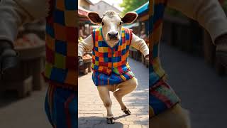 dancing cow