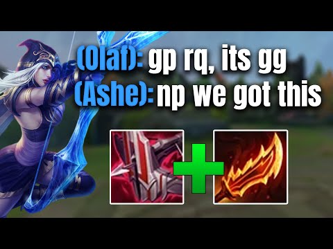 Playing out a 4v5 Ashe game