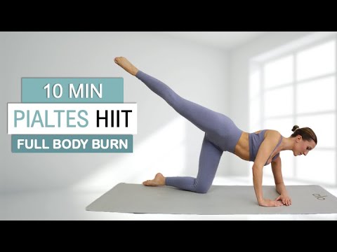 10 Min FULL BODY PILATES HIIT | Burn Fat, Increase your Endurance, No Repeat, No Equipment