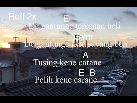 D,Ubud Band - GANTUNG ( lirik+ kunci gitar )