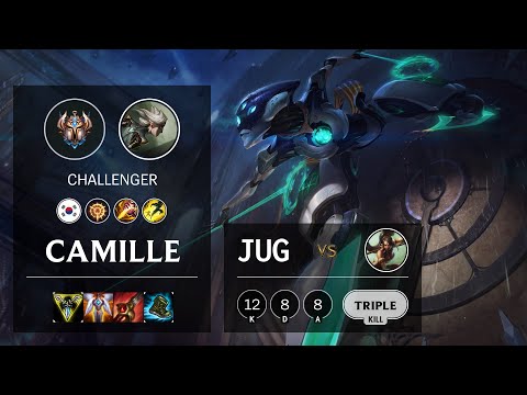 Camille Jungle vs Nidalee - KR Challenger Patch 10.14