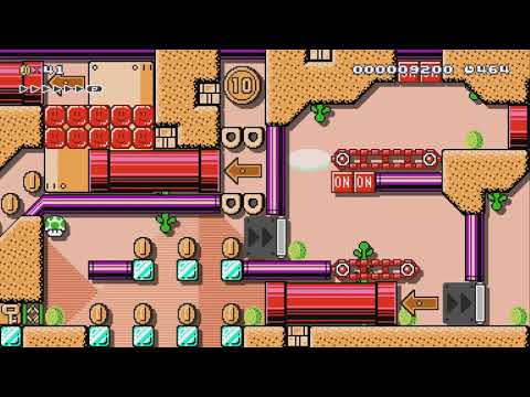 Antiscroll [HSSS 2-3] by Pinktops - Super Mario Maker 2 - No Commentary 1bw