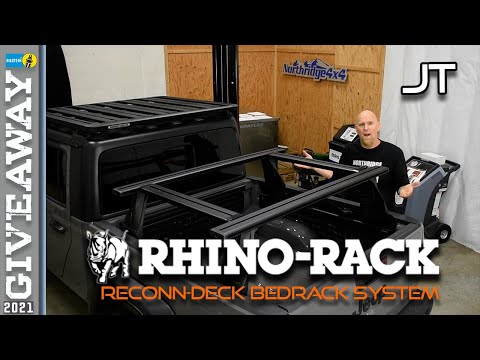 Rhino-Rack Reconn-Deck Mid-Height Bedrack Install on Jeep Gladiator JT