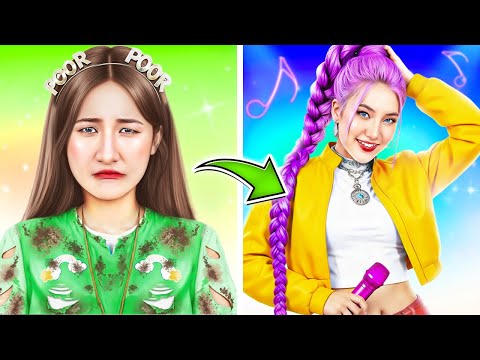KPop Demon Hunters Makeover! From Nerd To Popular Rumi!
