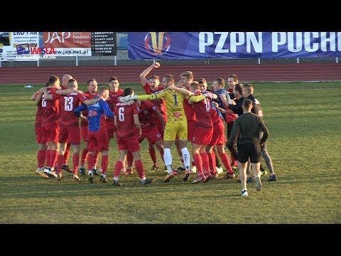 WISŁA SANDOMIERZ - PODBESKIDZIE BIELSKO-BIAŁA 3:2(1:0, 2:2) - FRAGMENTY MECZU I KOMENTARZE TRENERÓW