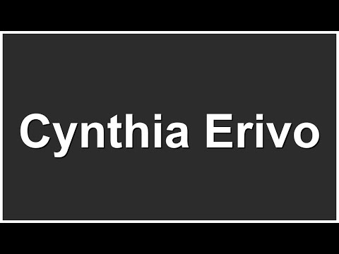 Cynthia Erivo Pronunciation | Cynthia Erivo Meaning | How to Pronounce Cynthia Erivo Correctly