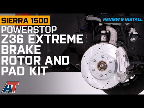 2019-2024 Sierra 1500 PowerStop Z36 Extreme Truck and Tow 6-Lug Brake Rotor Review & Install