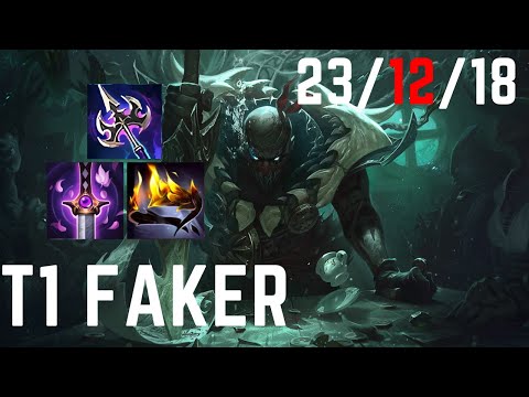 T1 Faker Pyke vs Maokai [SUP] Patch 14.2 Korea Master