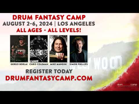 Drum Fantasy Camp 2024 Promo: Mike Mangini