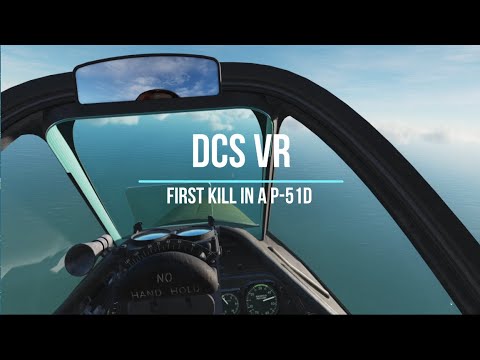 DCS VR: First P-51D kill ...and ejection.