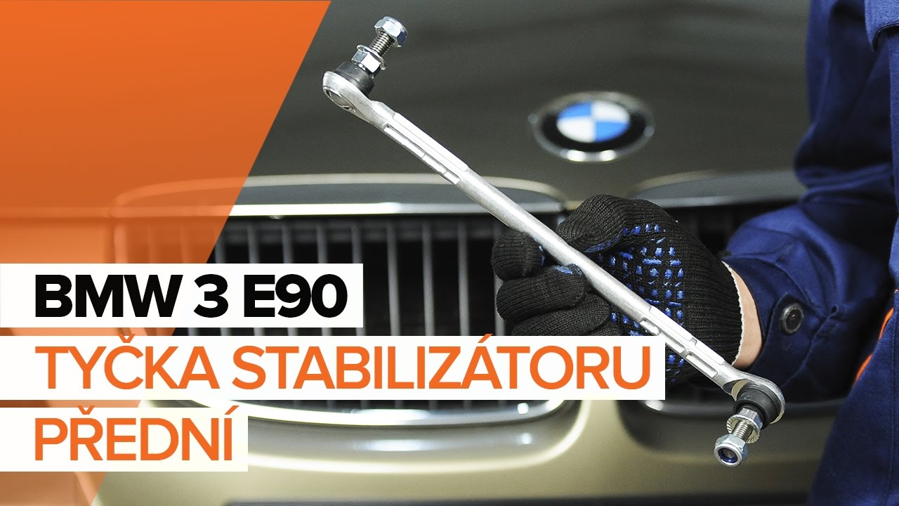 Jak vyměnit přední tyčky stabilizátora na BMW E90 – návod k výměně
