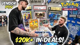 BUYING EVERYTHING! 20k+ In Deals! | Pokemon Card Show Vendor POV
