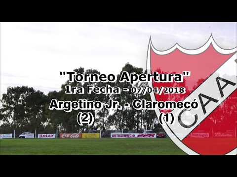02da Fecha Torneo Apertura 2019 - Argentino Jr  (2) / Claromecó (1)