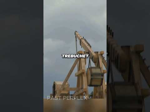 Giant Sling Trebuchet - The Iconic Medieval War Machine #shorts